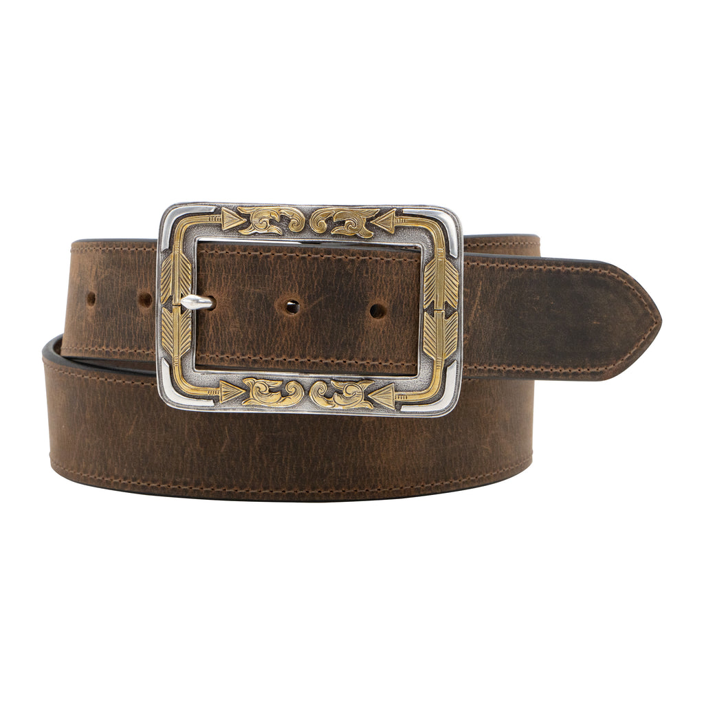 1 1/2 Matte Black Buckle Belt - AndWest